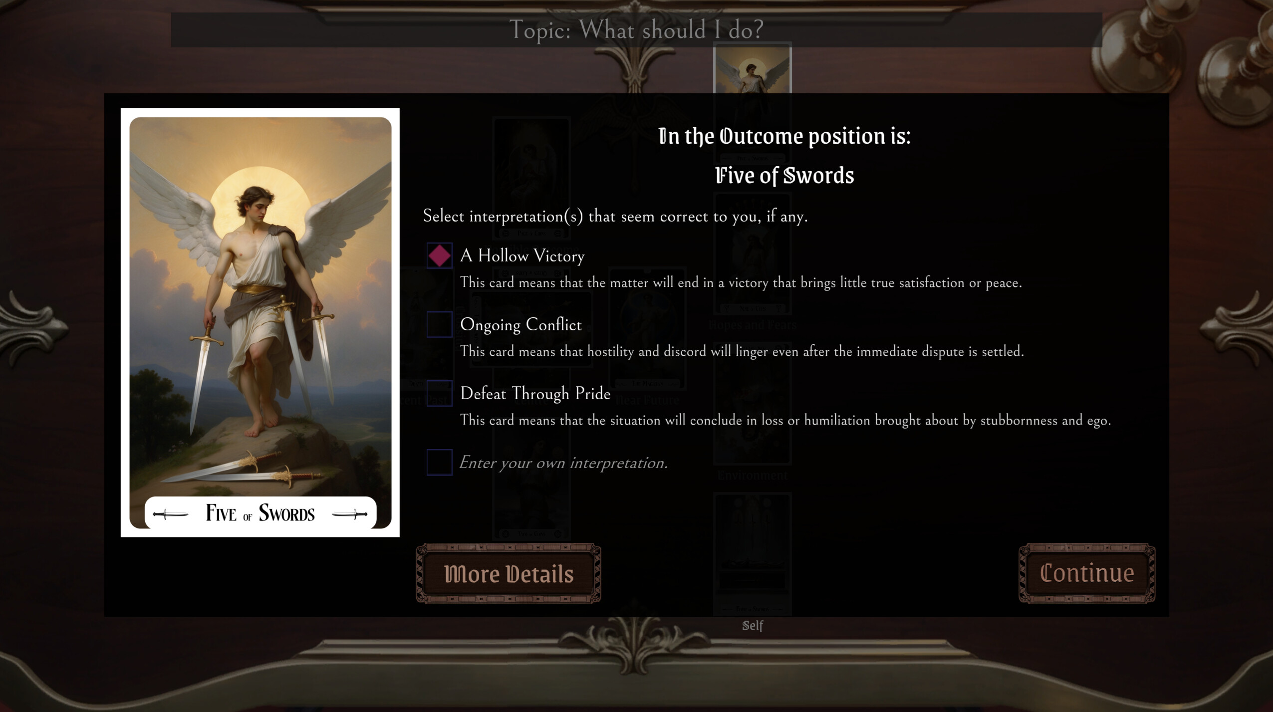 Cartomancer Cafe screenshot 2