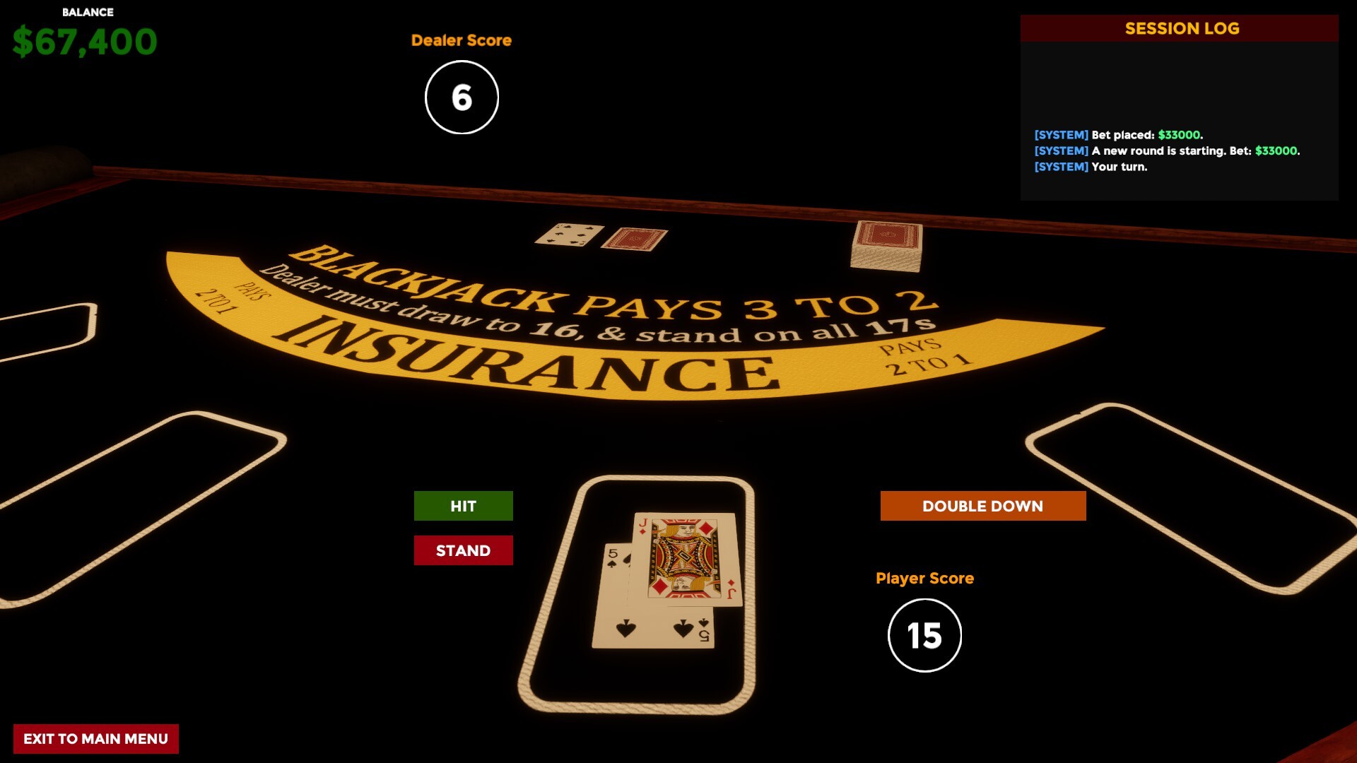 Blackjack Simulator 2027 trailer
