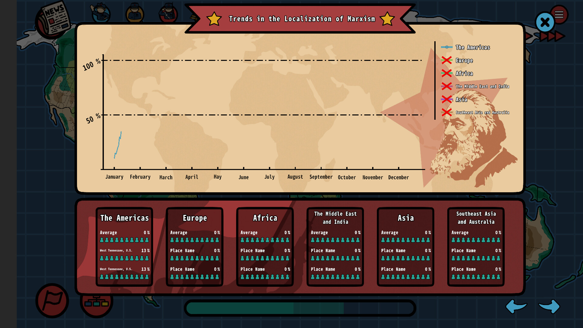 A Red Specter Haunts the World screenshot 4
