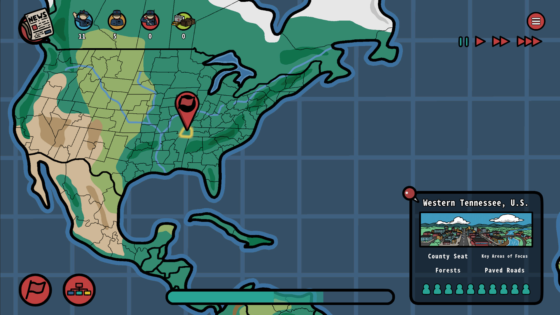A Red Specter Haunts the World screenshot 1