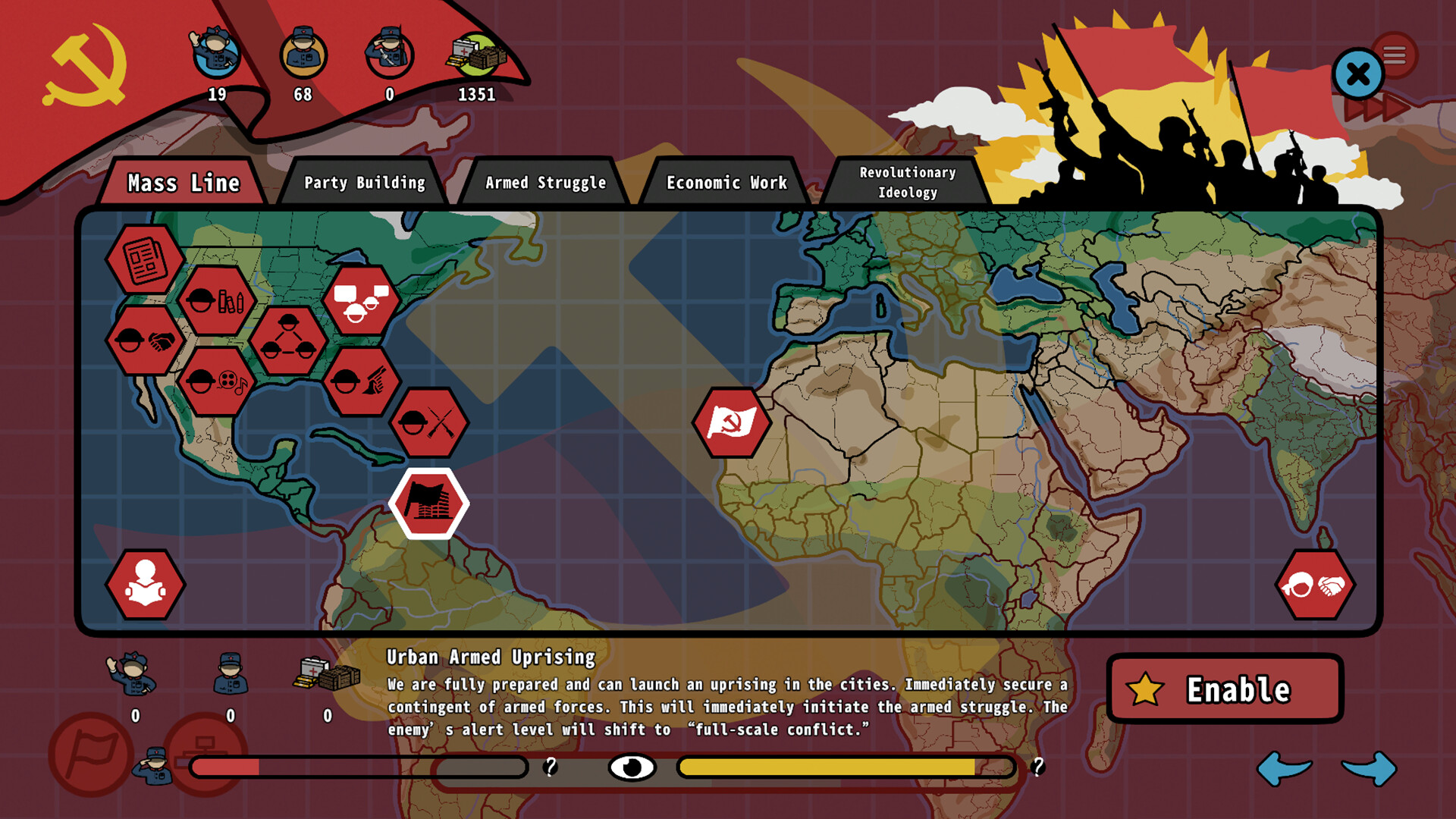 A Red Specter Haunts the World screenshot 3