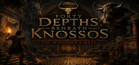 Cover art from Forty Depths Beneath Knossos: The Minotaur's Maze