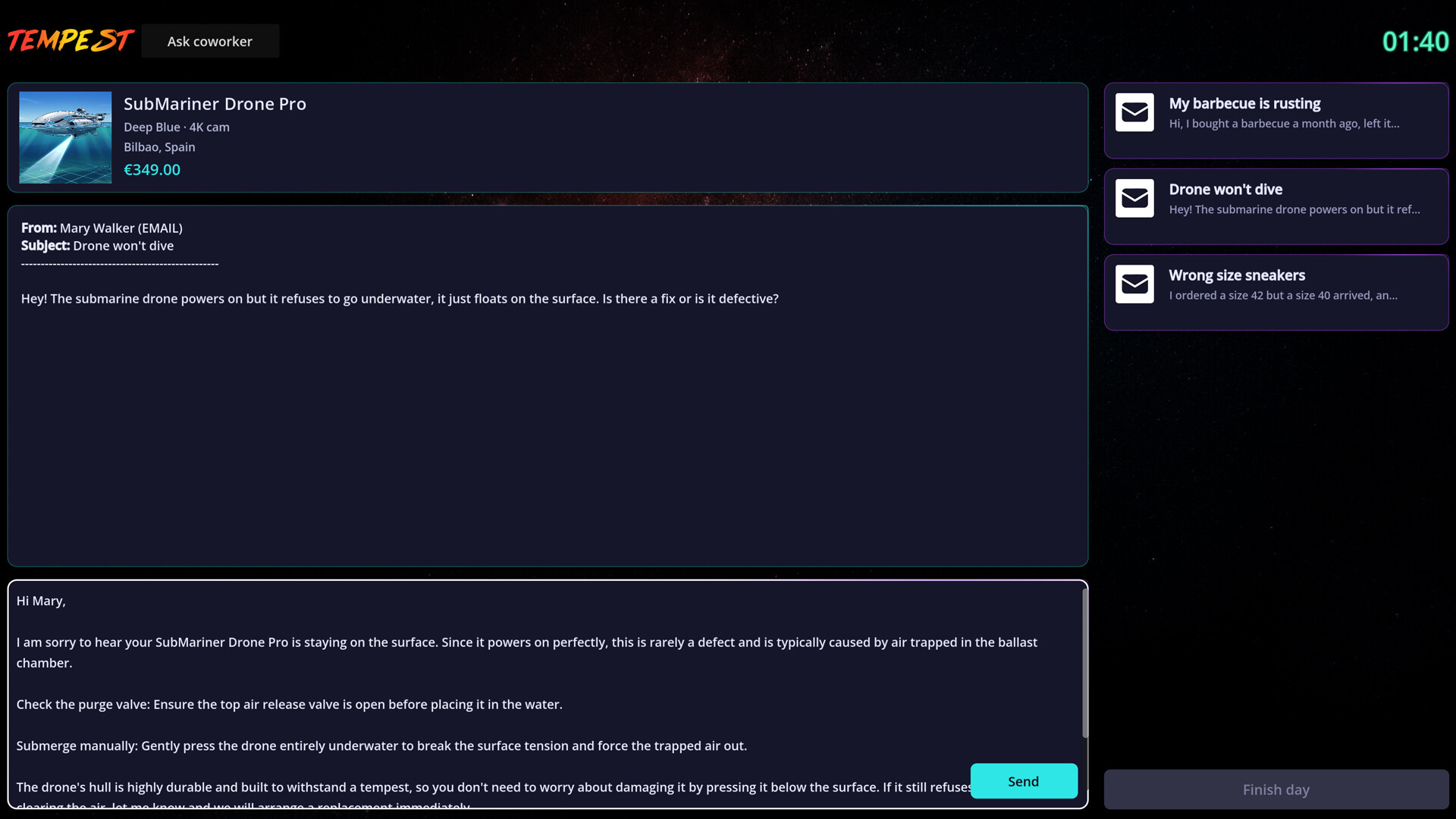 Empty Inbox screenshot 2