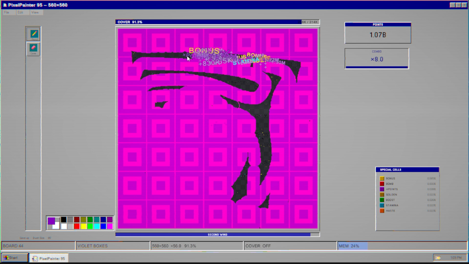 PixelPainter 95 screenshot 2