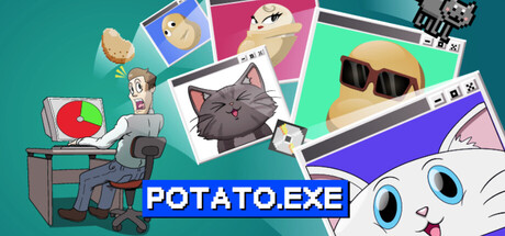 Cover art from Potato.exe - A Game About Spinning a Wheel to Download Potatoes