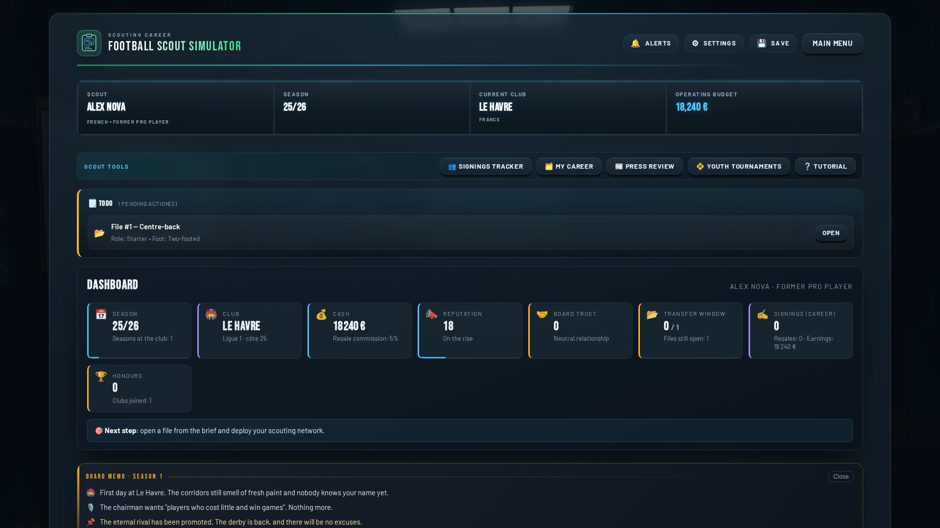 Football Scout Simulator screenshot 3