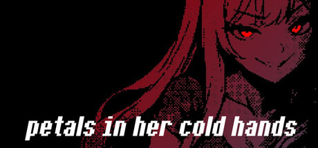 Cover art from petals in her cold hands