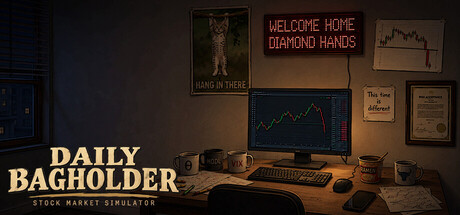 Cover art from Daily Bagholder: Stock Market Simulator