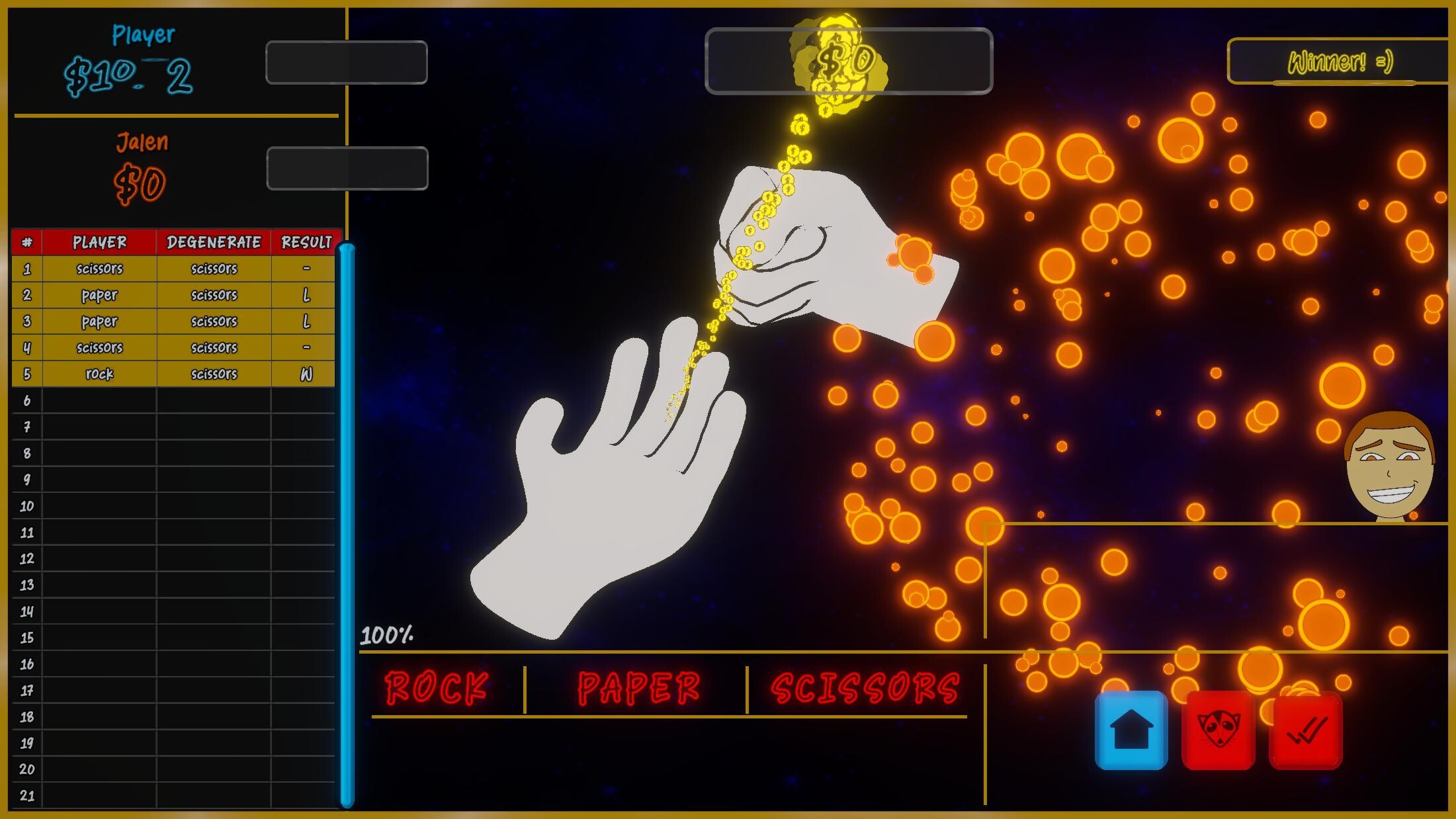 Rock Wager Scissors screenshot 3
