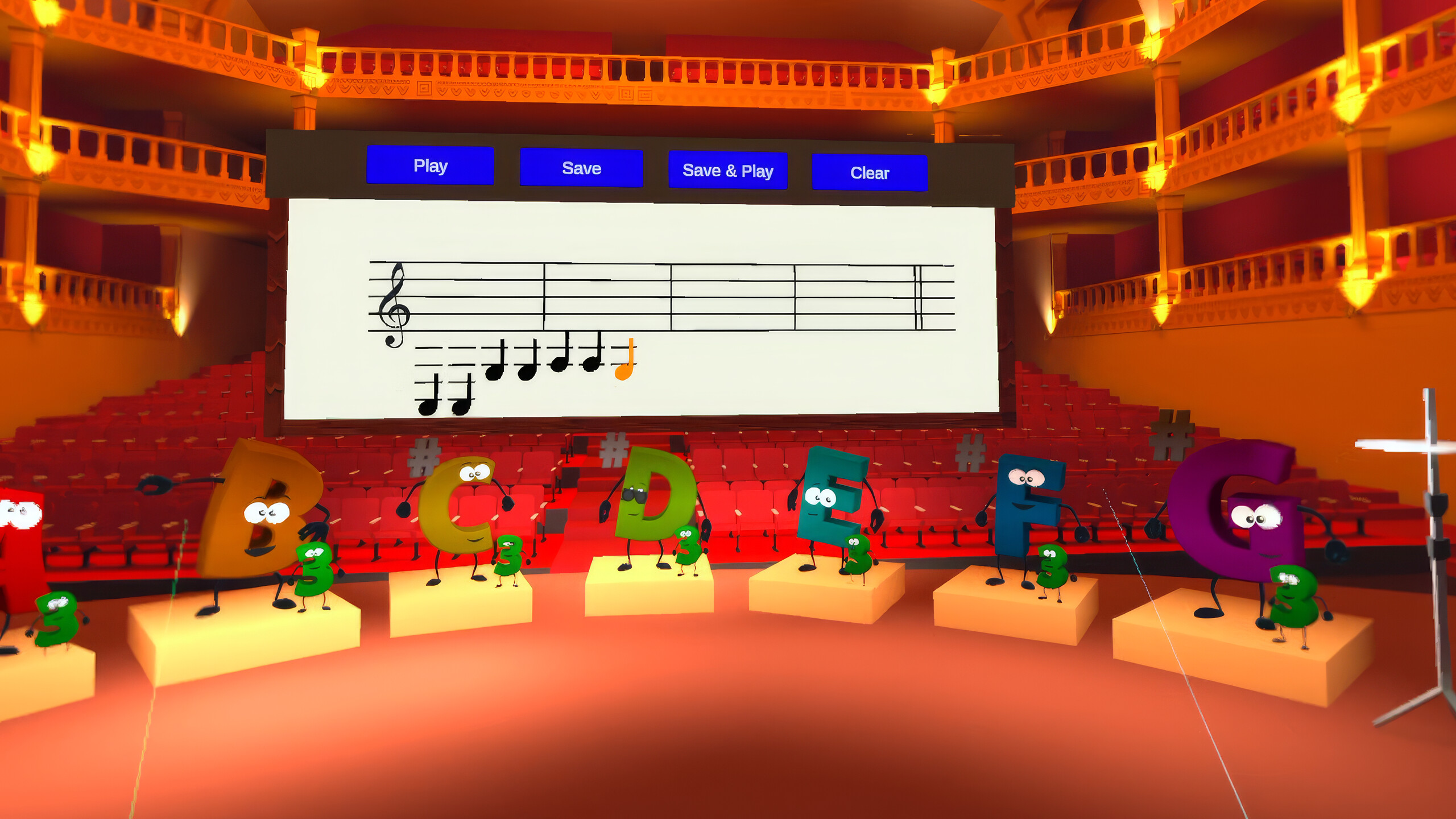 Music and Melody - Numbers and Letters screenshot 3