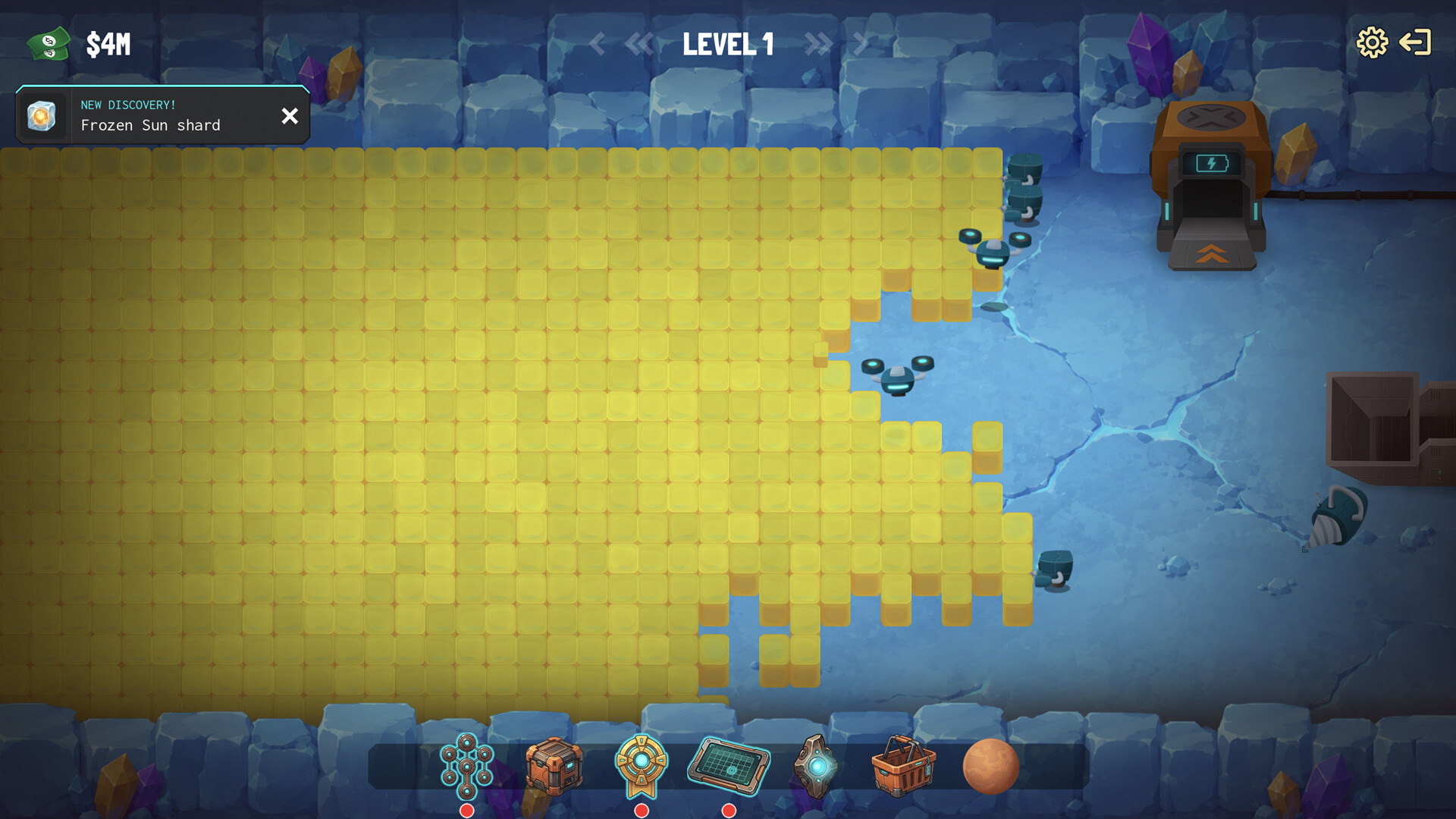 Idle Digger Bots Deluxe screenshot 4