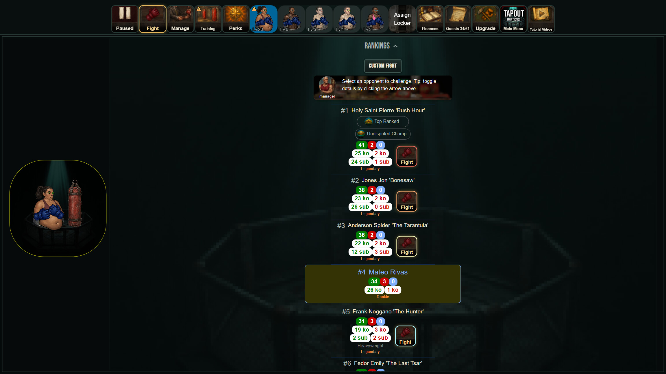 MMA Tactics - Martial Arts screenshot 5