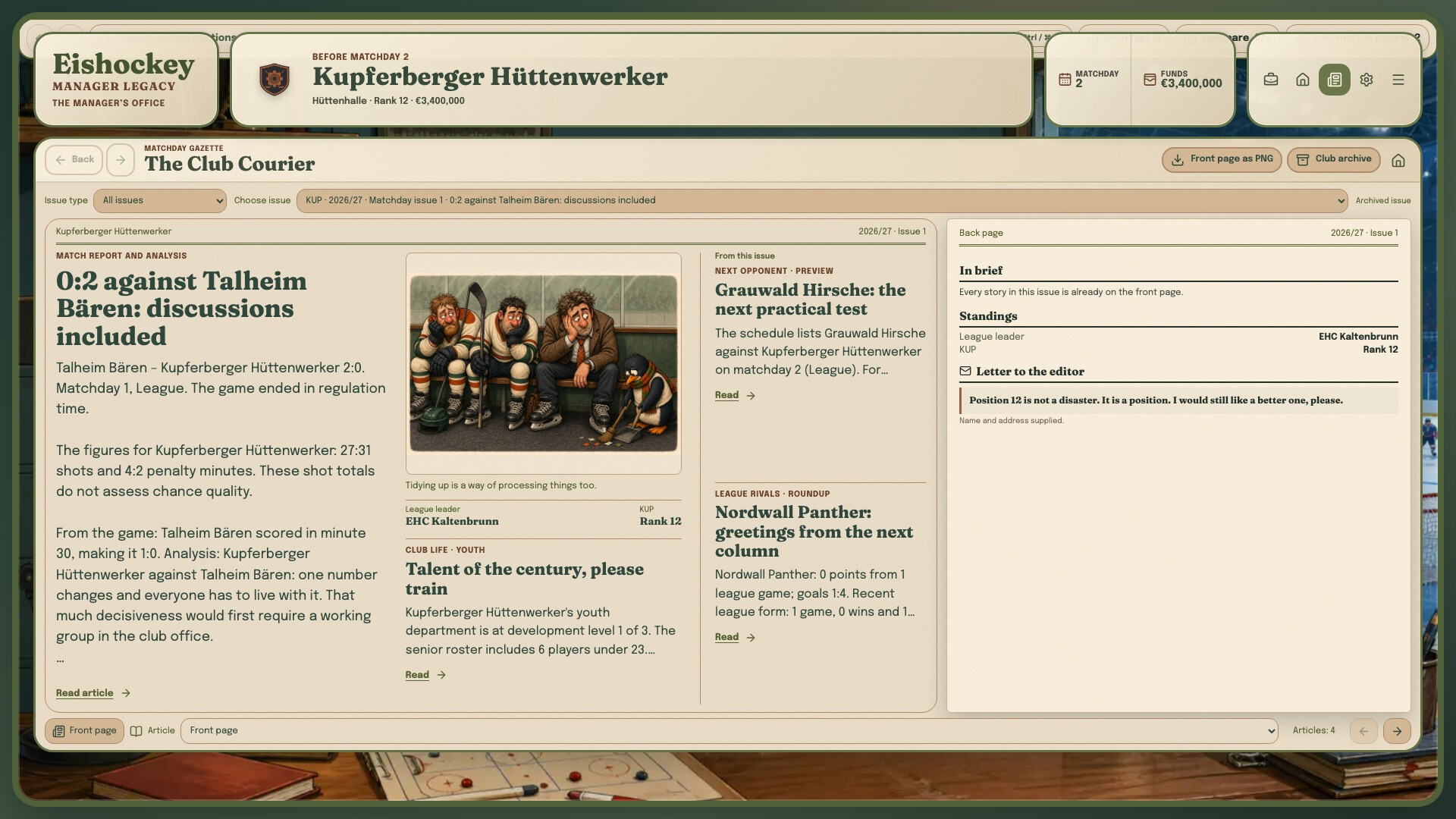 Eishockey Manager Legacy screenshot 5