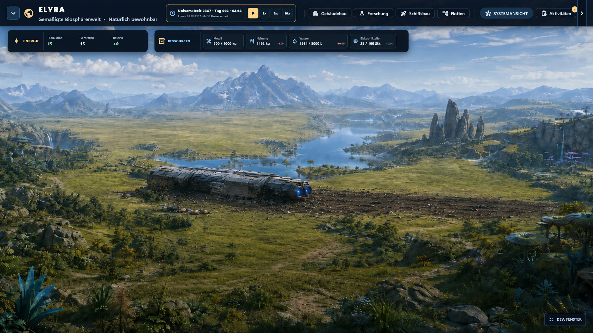 VALTERION: THE LOST EARTH screenshot 1