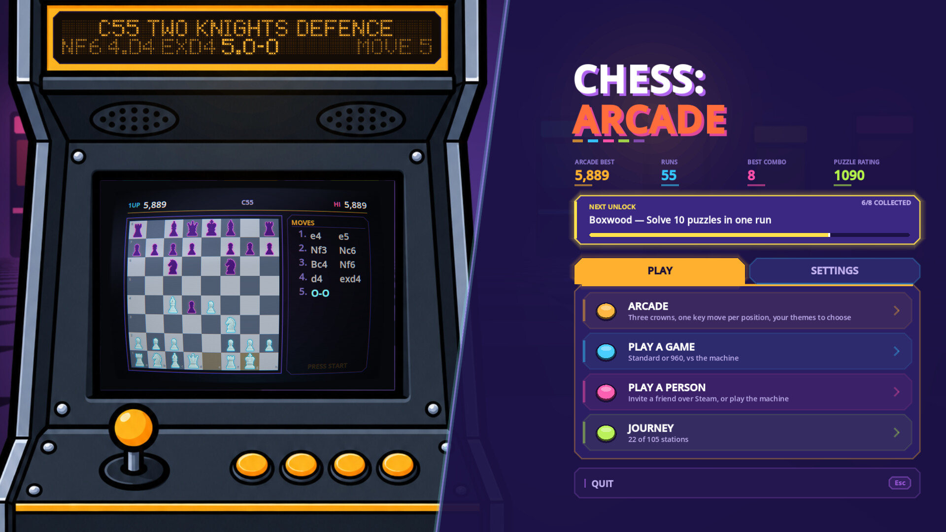 Chess:Arcade trailer