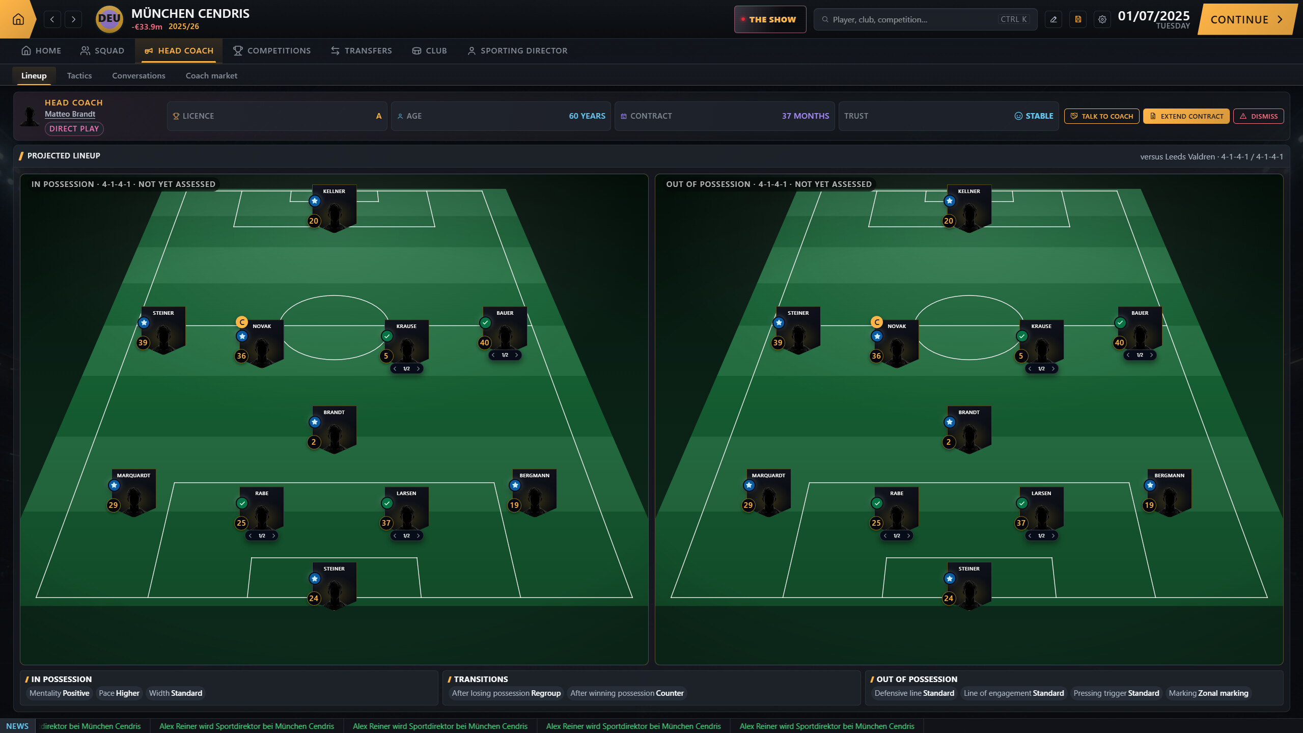 FOOTBALL EXECUTIVE 27 screenshot 1