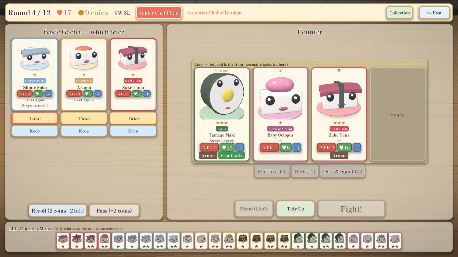 Sushi Gacha: Auto Battler screenshot 3