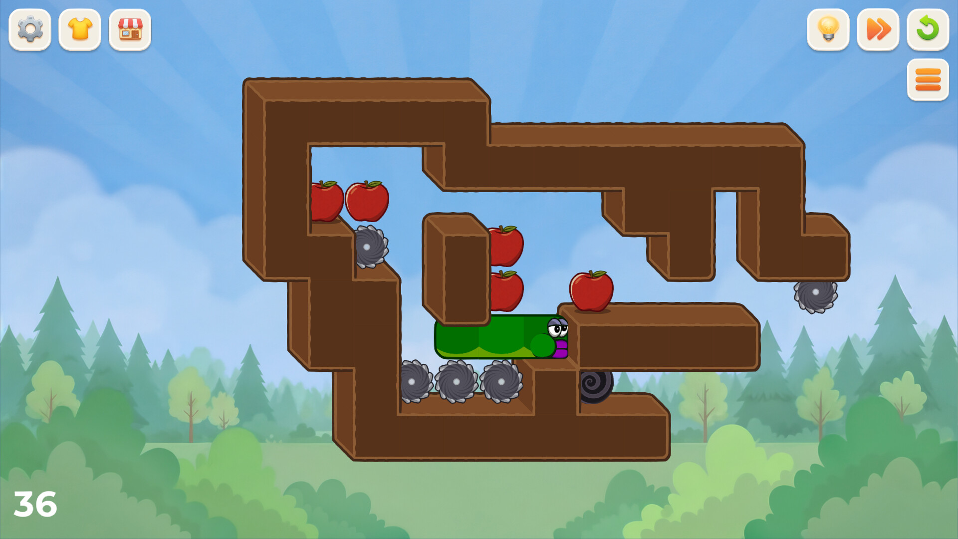 Apple Worm: Logic Puzzle screenshot 4