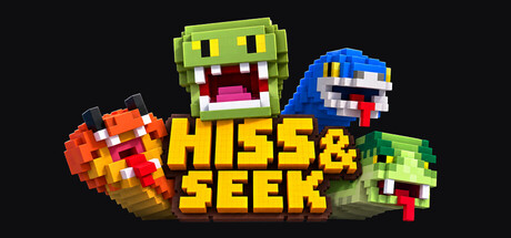 Cover art from Hiss and Seek: Voxel Snake Hunt