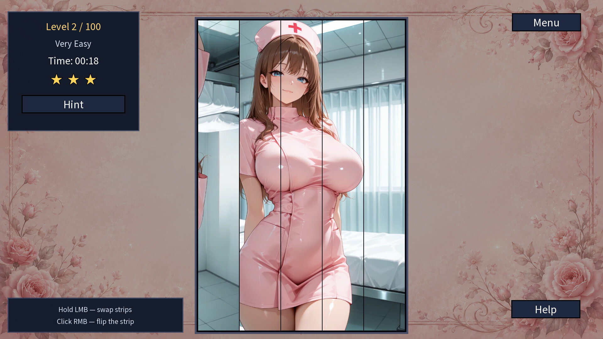 My Naughty Nurse: Hentai Puzzle screenshot 5