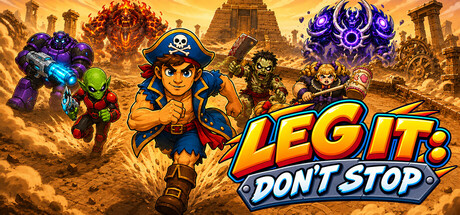 Cover art from Leg It: Don't Stop