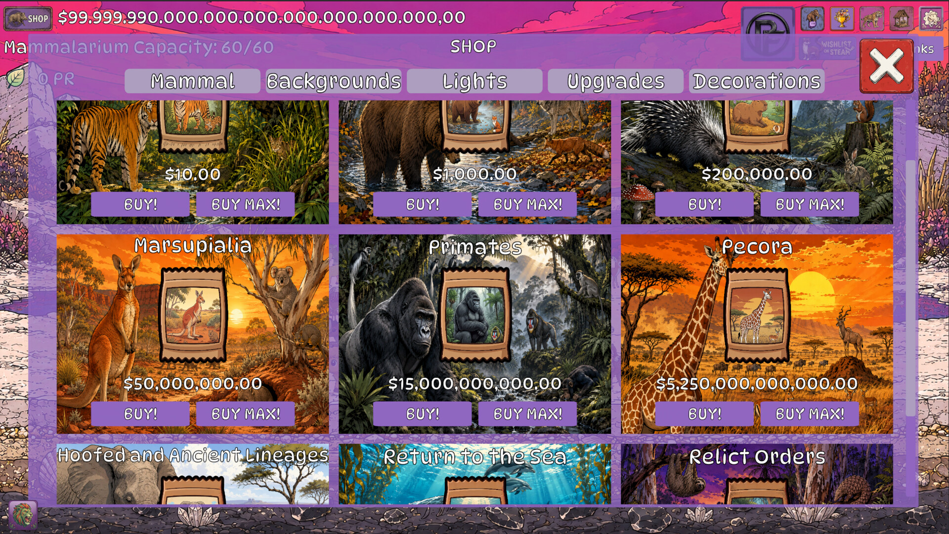Mammalarium screenshot 4