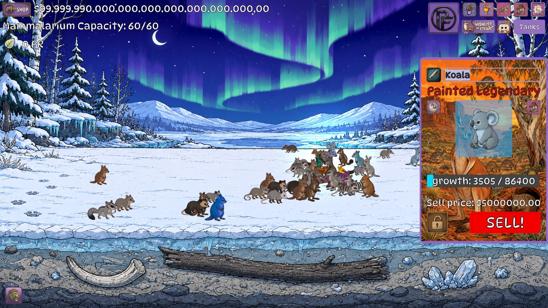 Mammalarium screenshot 2