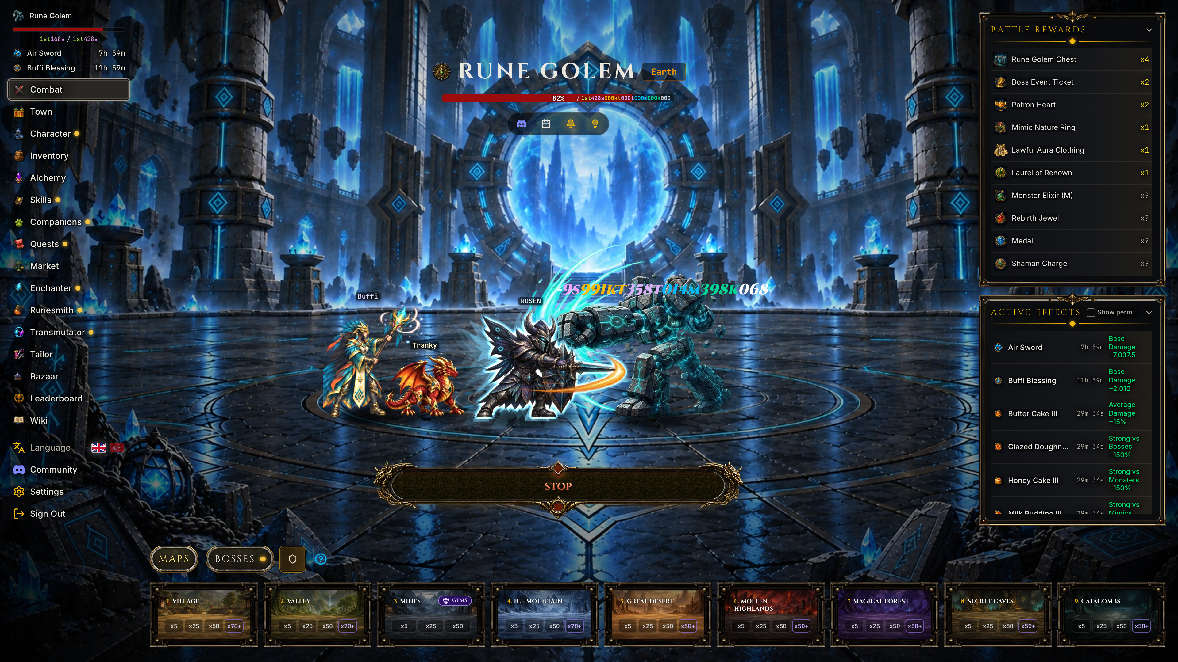 Mimic2 - Idle MMORPG screenshot 2