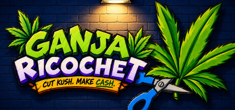 Cover art from Ganja Ricochet: Cut Kush. Make Cash.