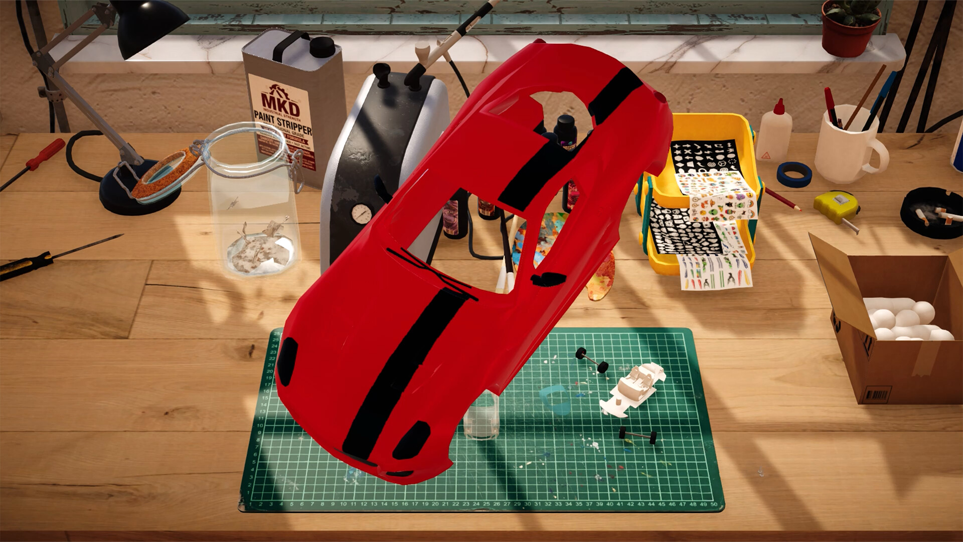 Diecast Car Restoration trailer