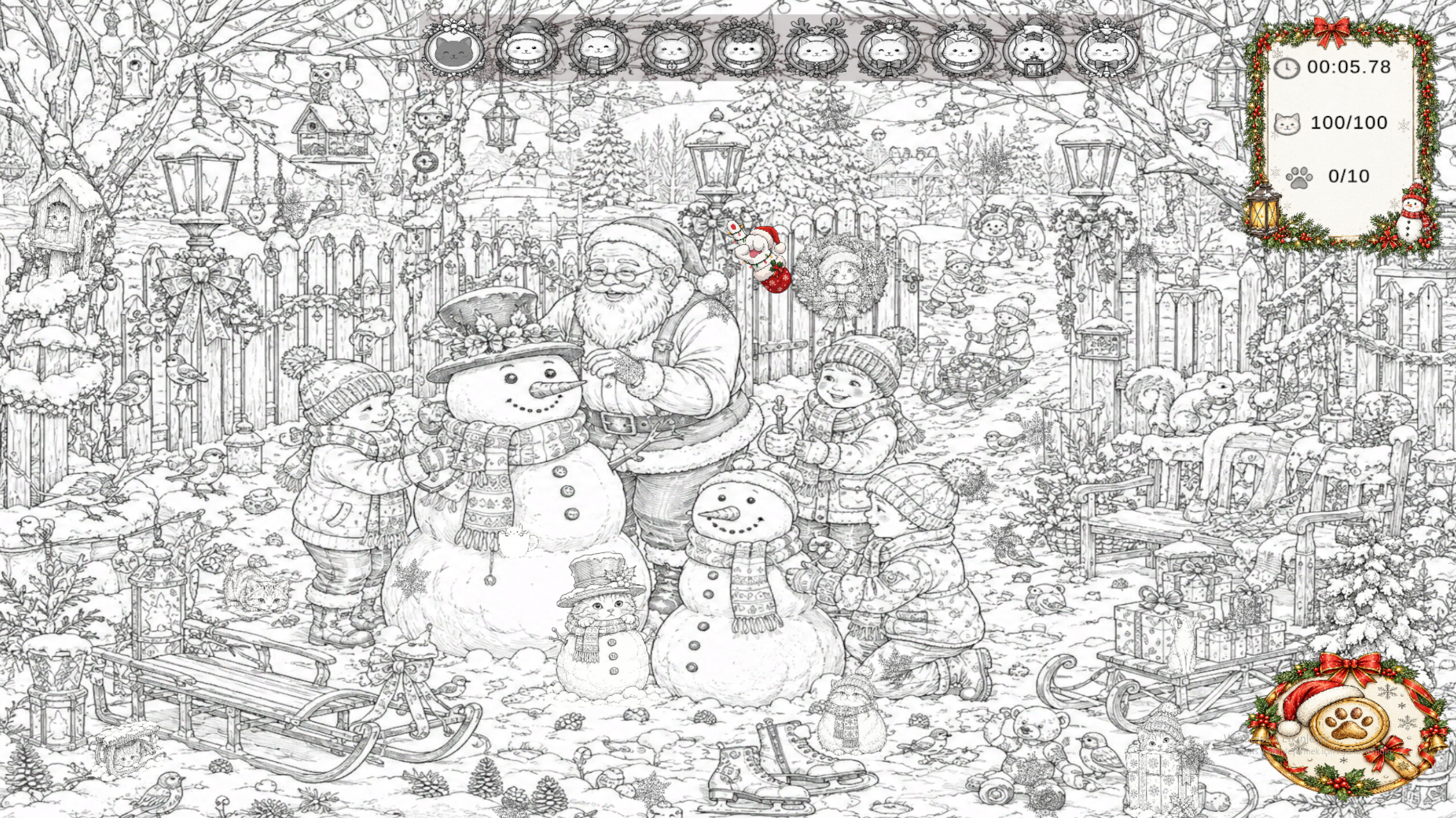 Christmas Mystery: 100 Hidden Cats screenshot 5