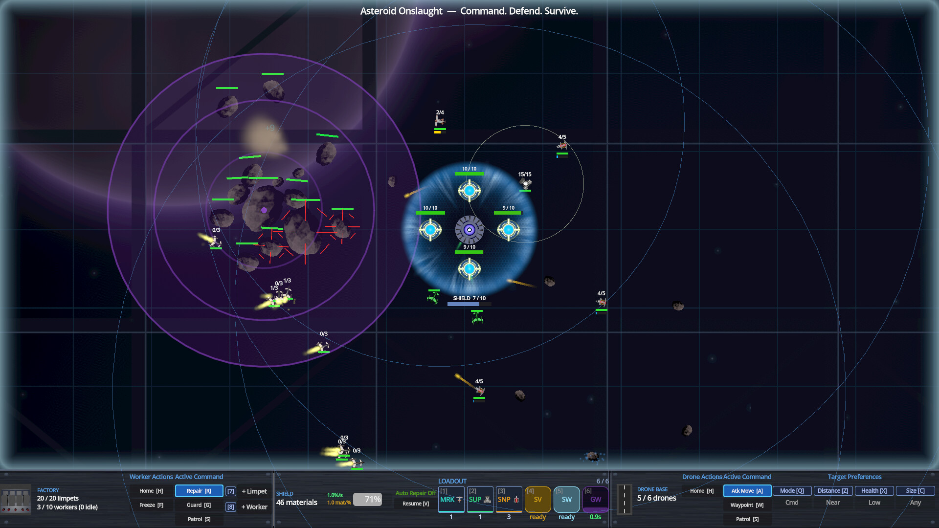 Asteroid Onslaught: Command. Defend. Survive. screenshot 5