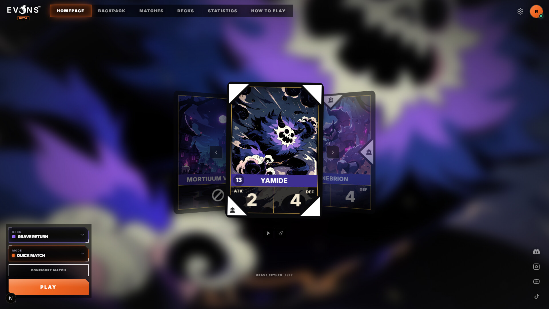 Evons screenshot 1
