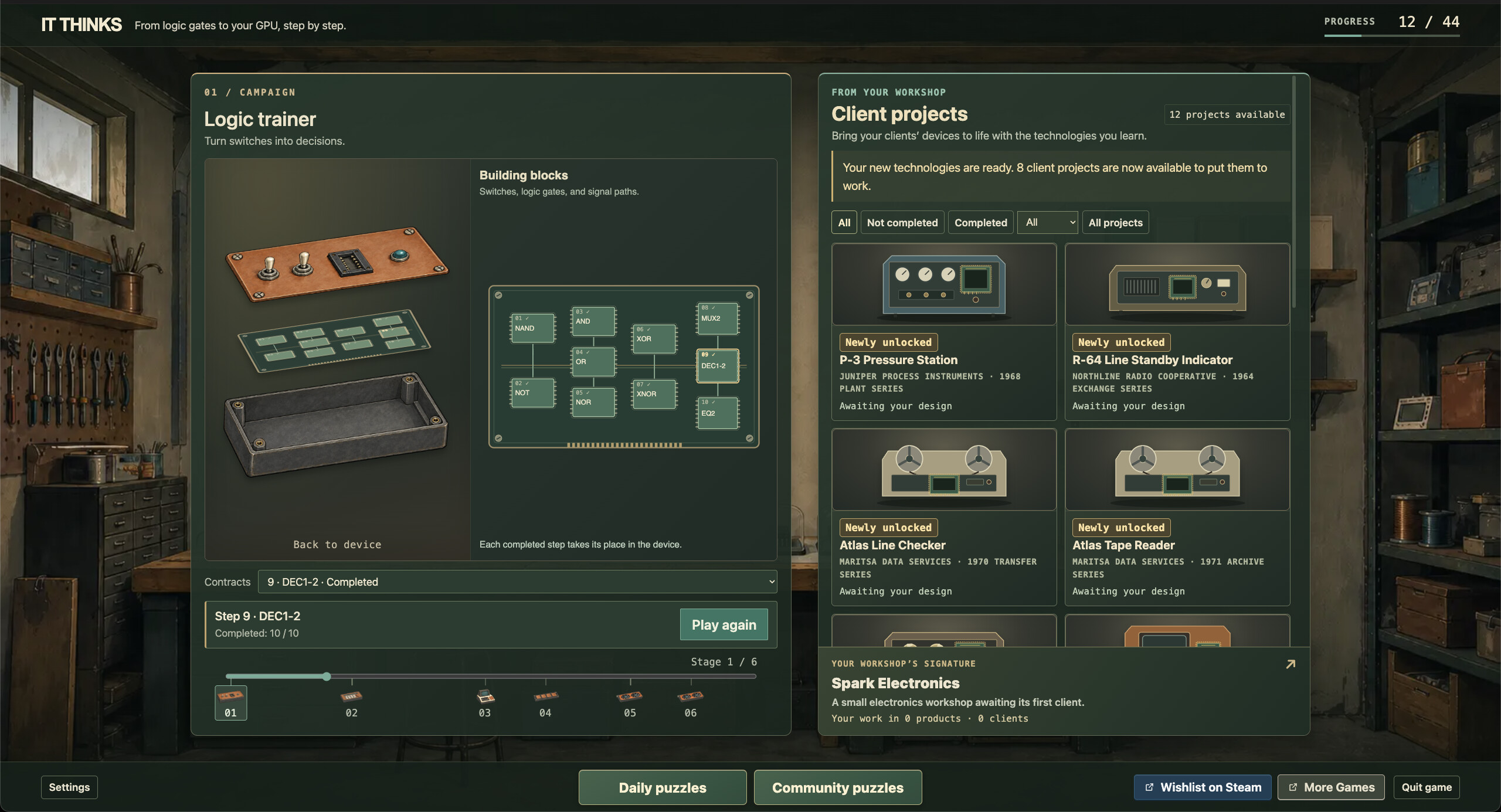 IT THINKS! - Build Your Own GPU screenshot 2