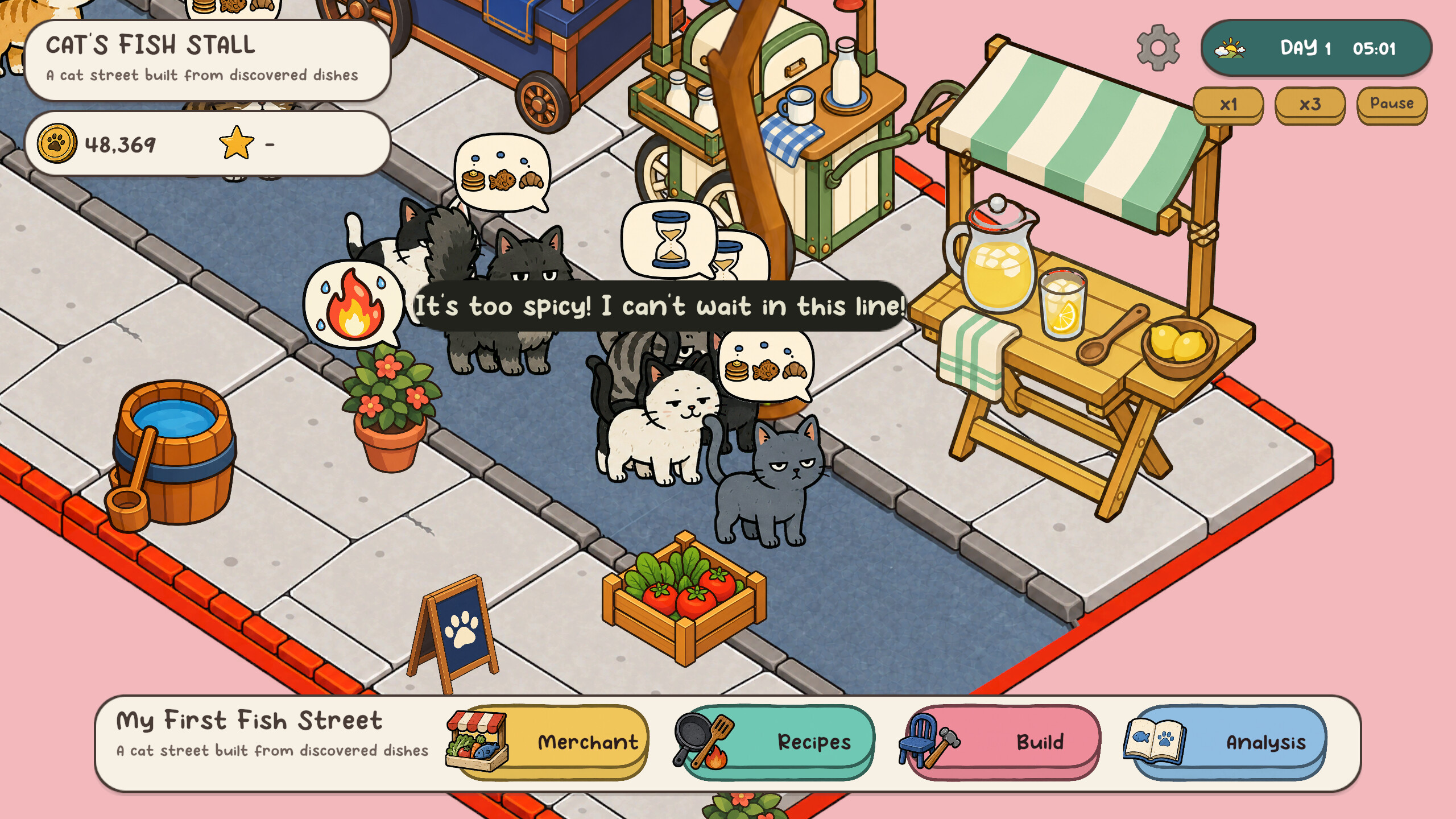 Cat's Fish Stall screenshot 2