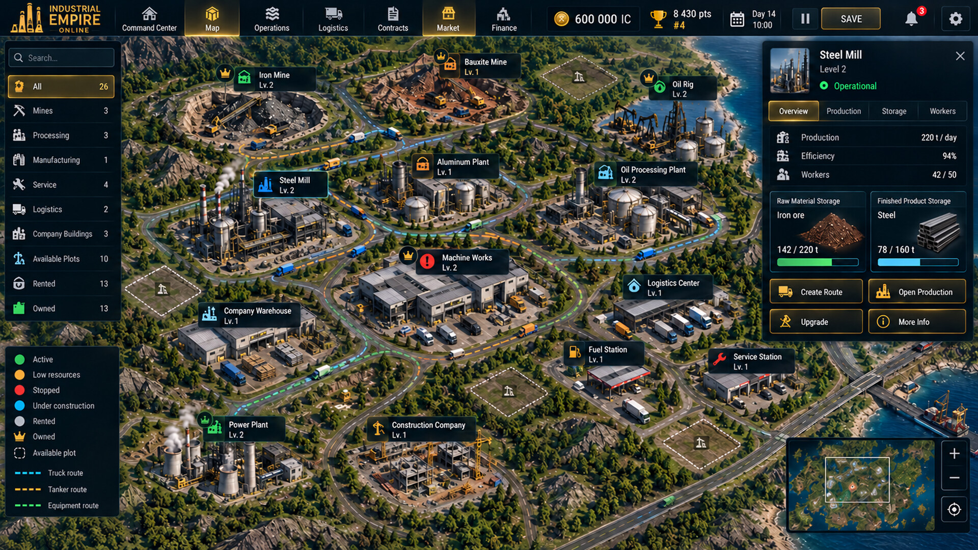 Industrial Empire Online screenshot 2