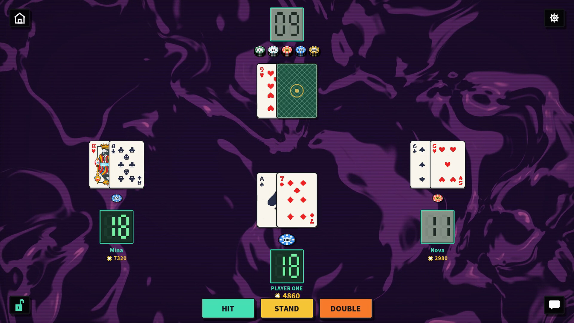 Pixel BlackJack  -  二十一点 screenshot 5