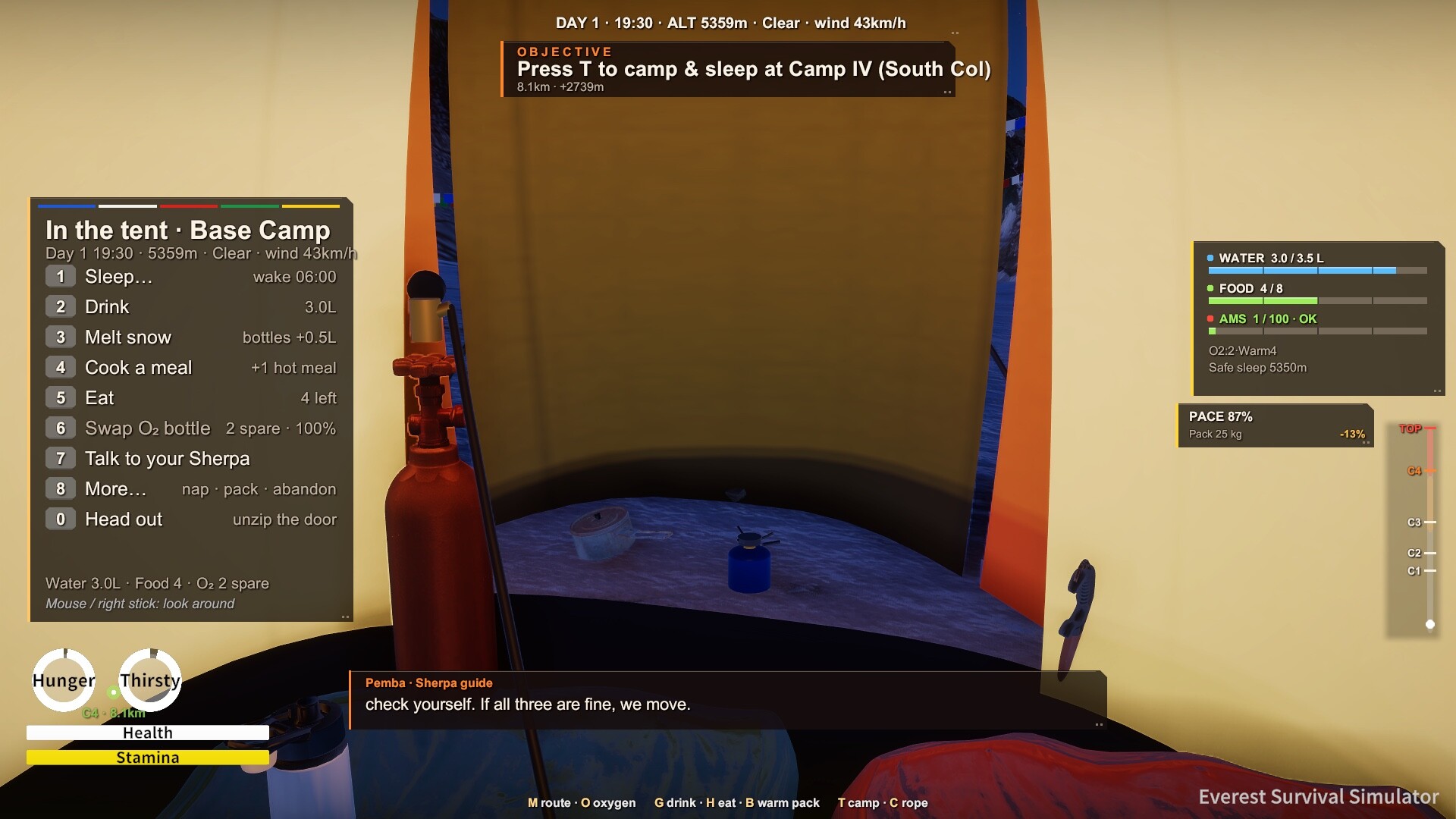 Everest: Survival Simulator screenshot 2