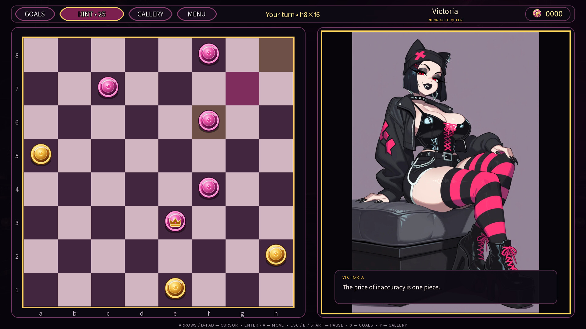 Waifu Strip Duel: Hentai Checkers screenshot 3