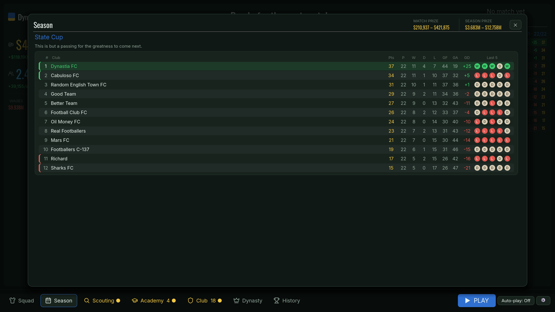 Dynastia FC screenshot 4