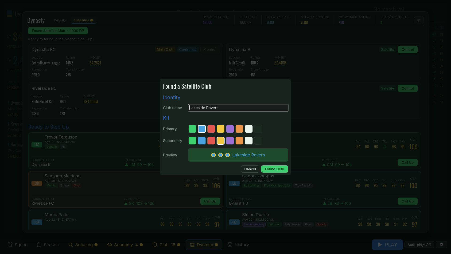 Dynastia FC screenshot 3