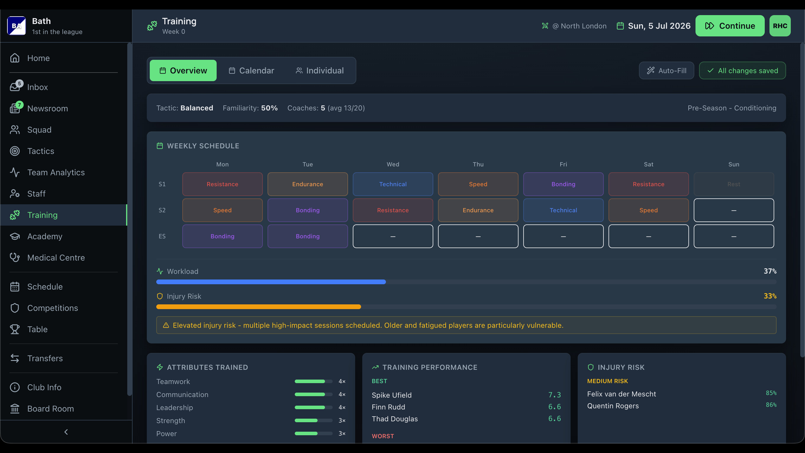 Rugby Head Coach screenshot 2