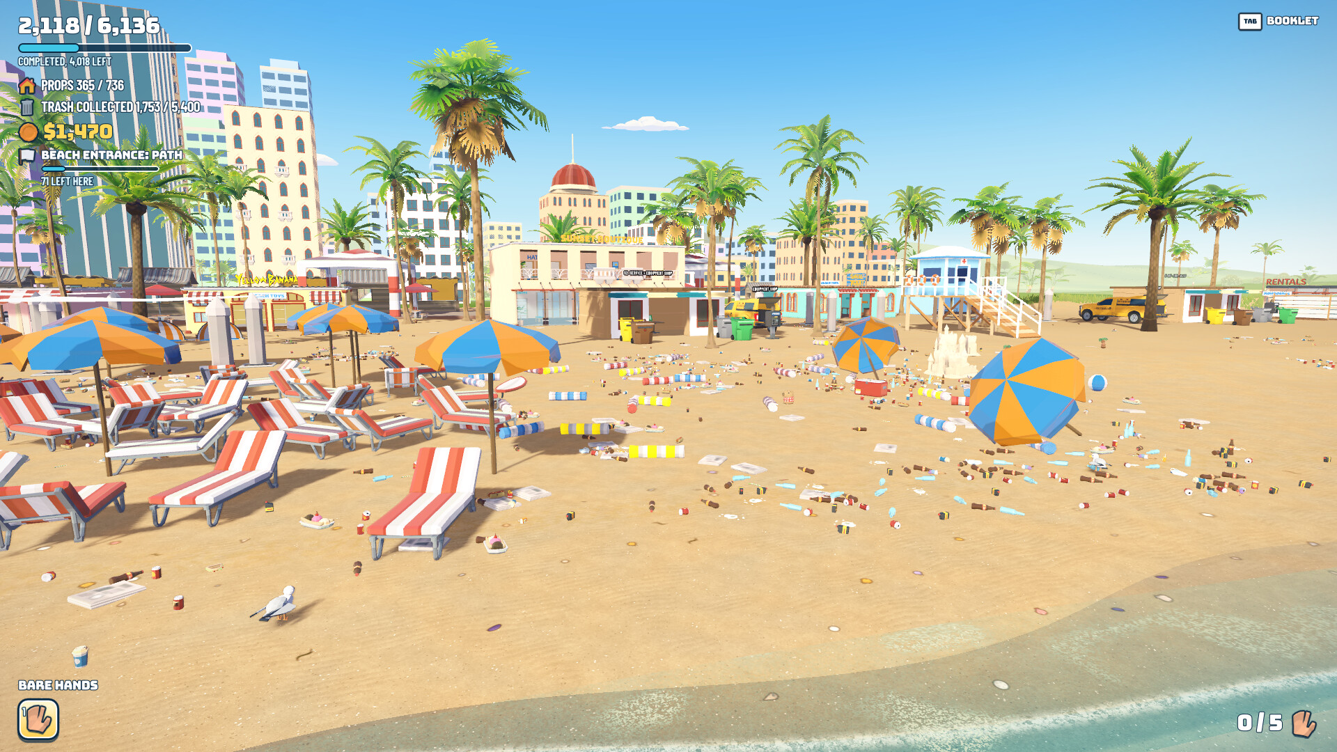 The Coast is Clear: Tidy up the Beach! screenshot 3