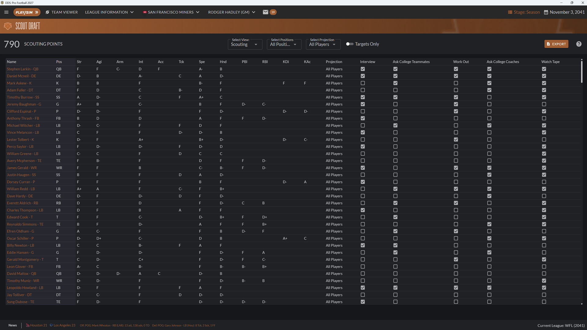 Draft Day Sports: Pro Football 27 screenshot 4