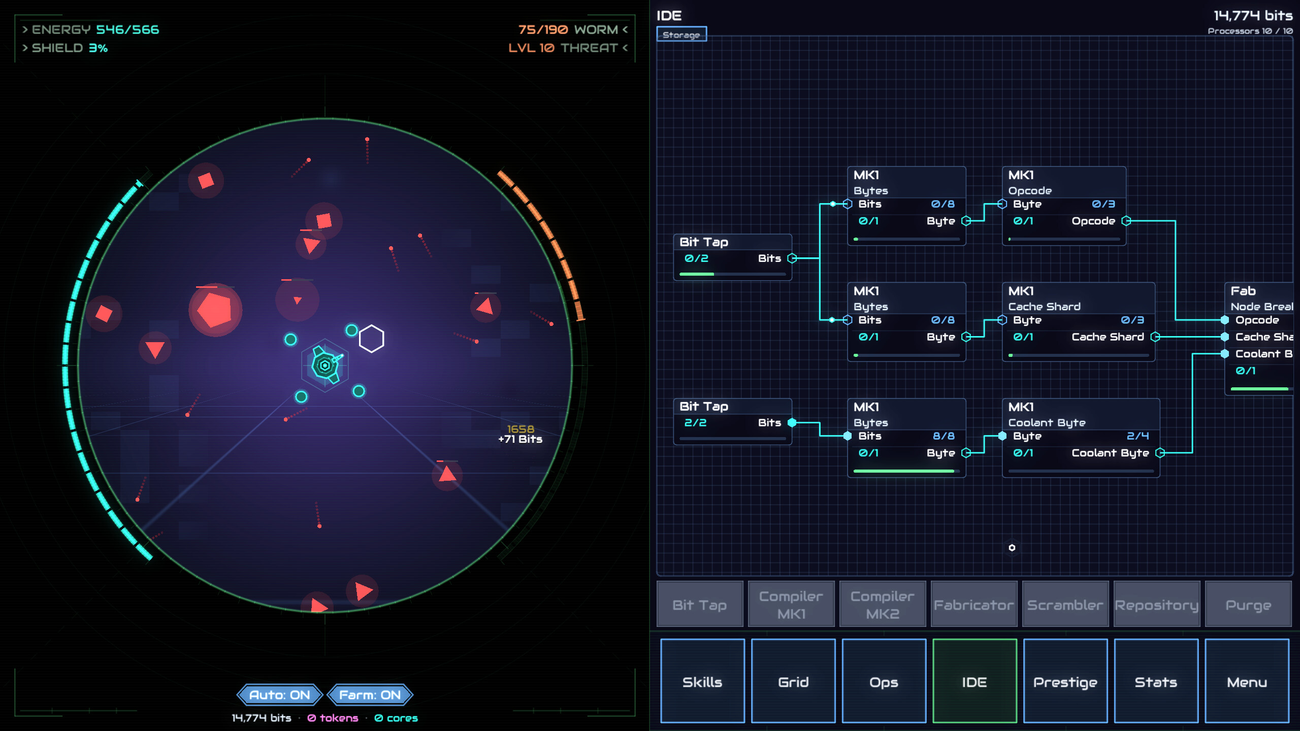Hex Core Idle screenshot 1