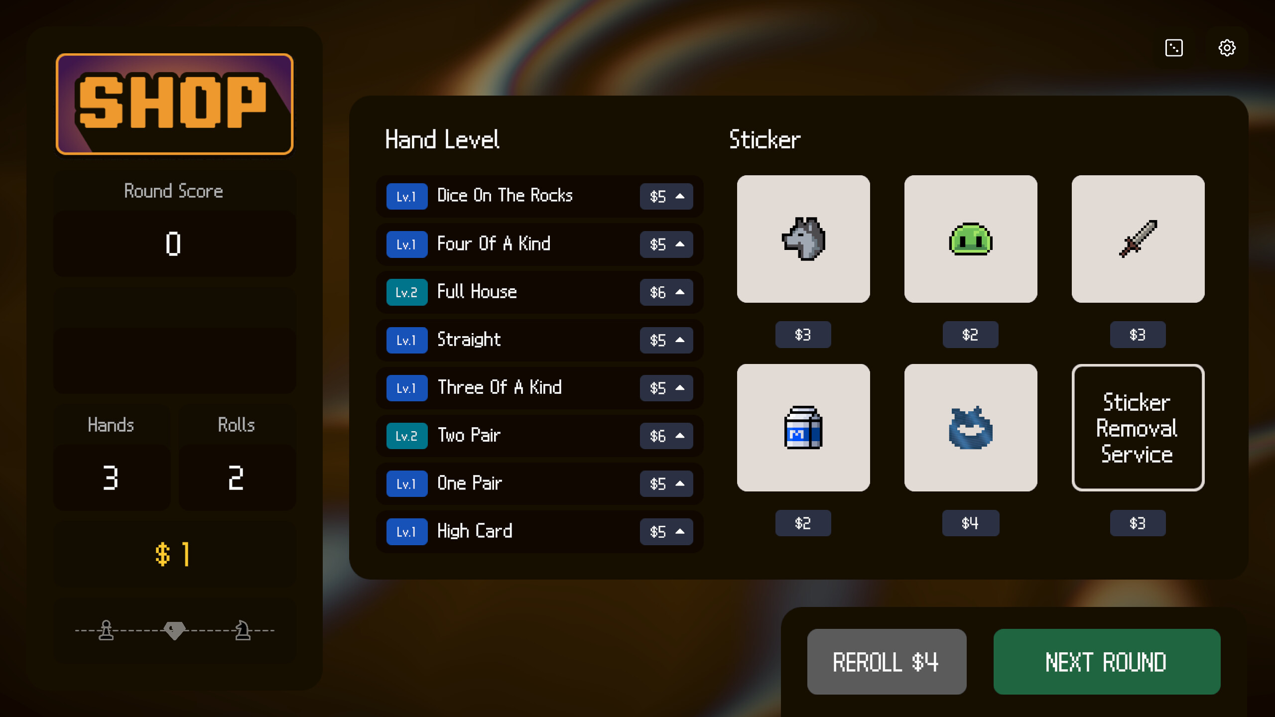 Dice On The Rocks screenshot 2