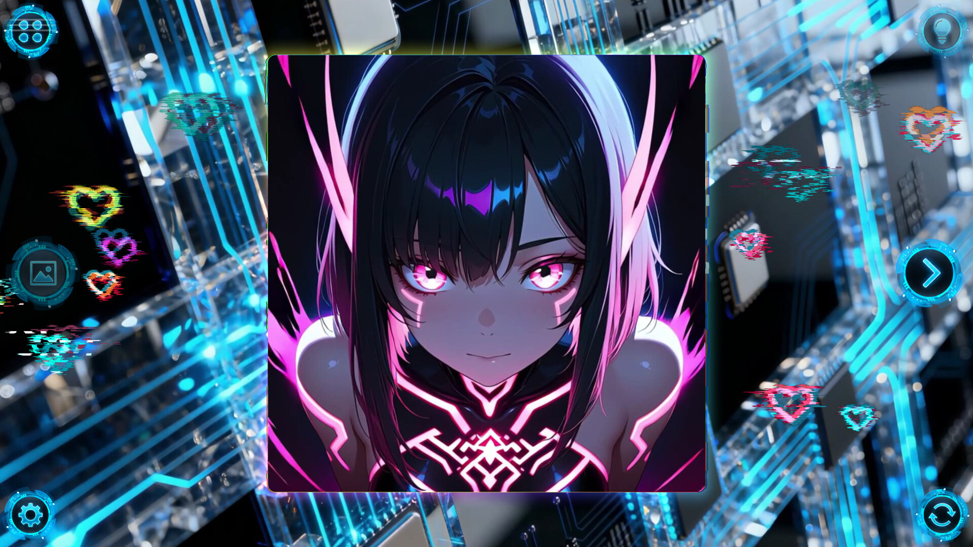 NEONOVA Puzzle: Blue screenshot 4