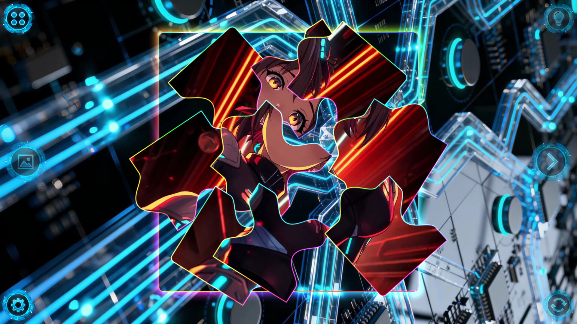 NEONOVA Puzzle: Blue trailer
