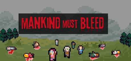 Cover art from Mankind Must Bleed