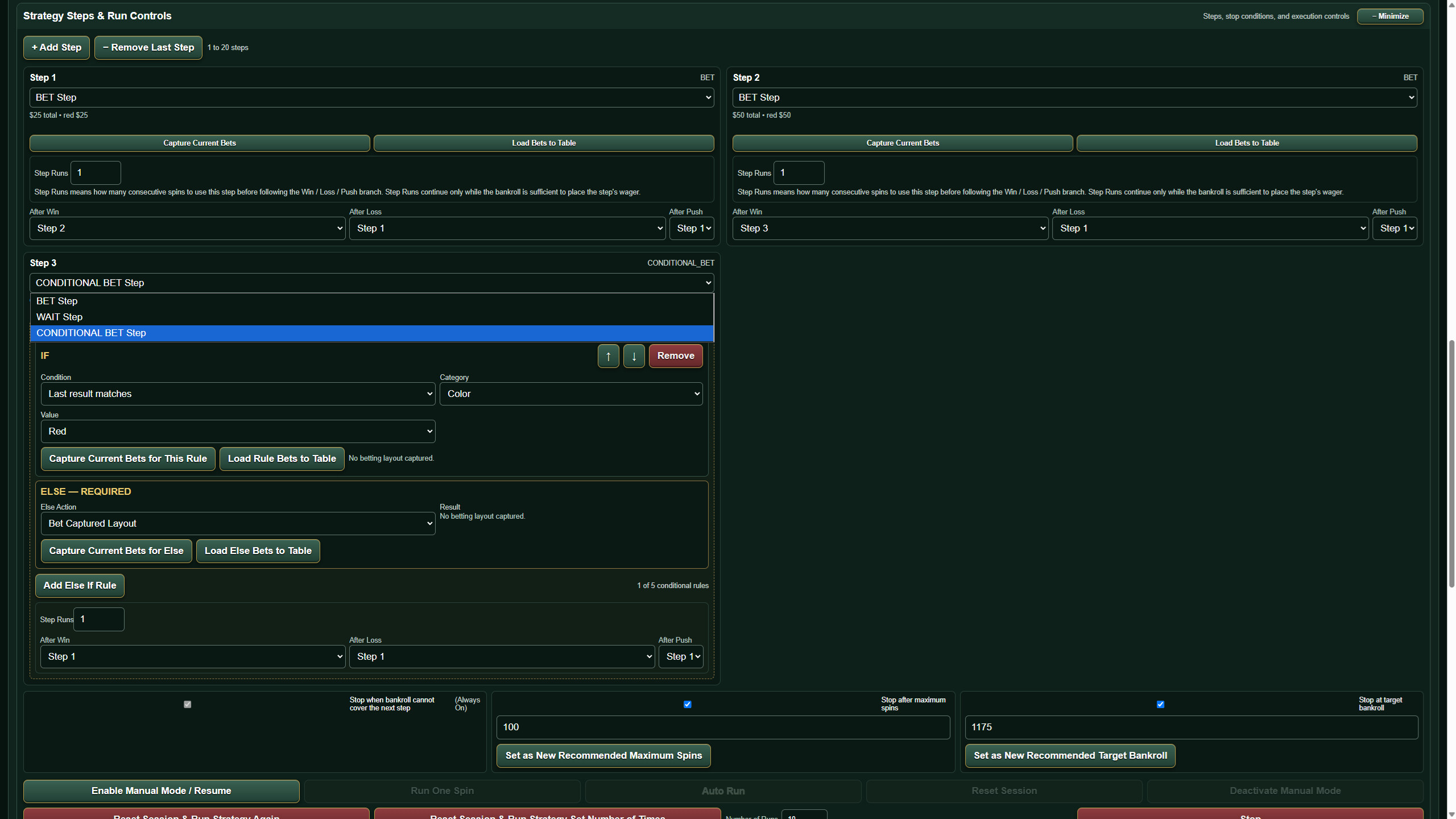 Roulette Strategy Research Lab screenshot 2